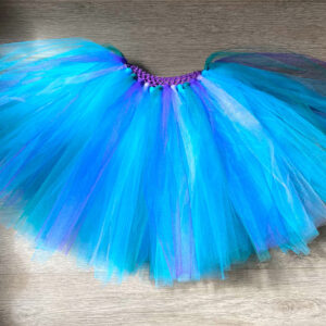 TutuDressIndia blue mix tutu skirt