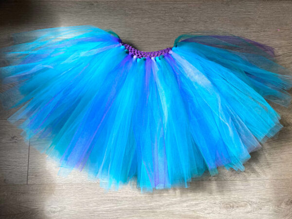 TutuDressIndia blue mix tutu skirt