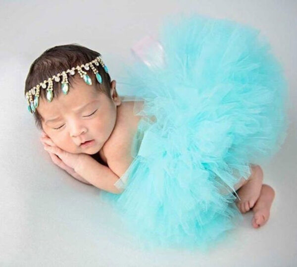 TutuDressIndia sky blue tutu skirt