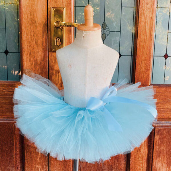 TutuDressIndia sky blue tutu skirt